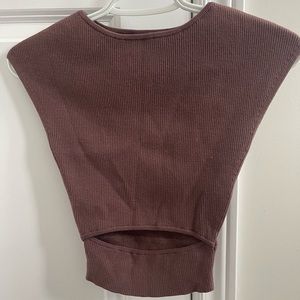 aritzia Knitted t shirt Wilfred xs